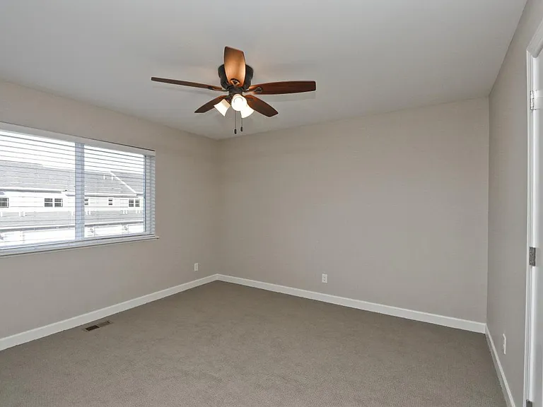 Carpeted bedroom