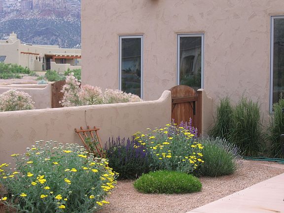 One of two courtyards