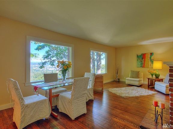 There are views and views of trees and greenery from every window