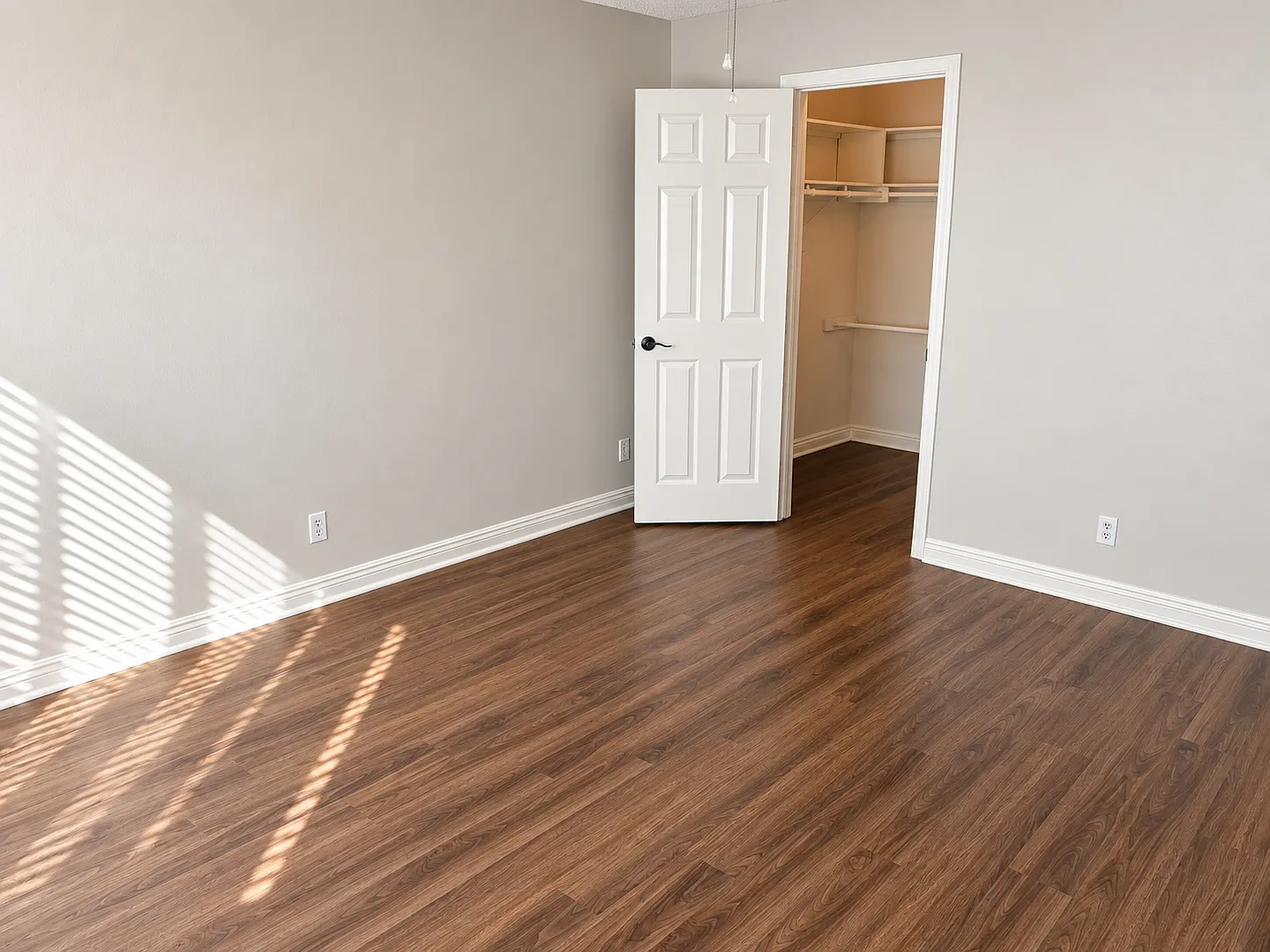 Master Bedroom With Walk-In Closet
