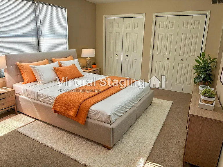 Master Bedroom has full wall of closets plus large walk-in closet and 2 skylights