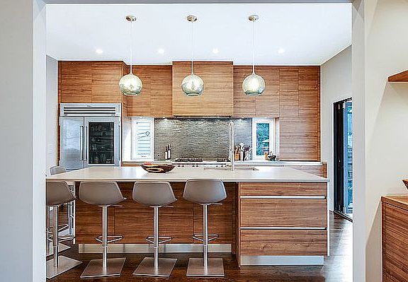 Modern chef's kitchen