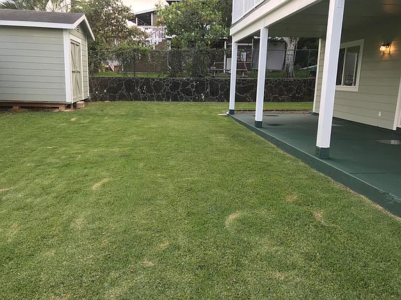 Yard is enclosed, shed not accessible