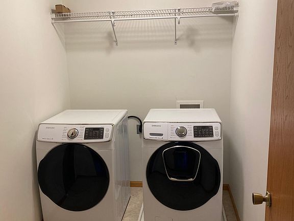 Upstairs laundry room