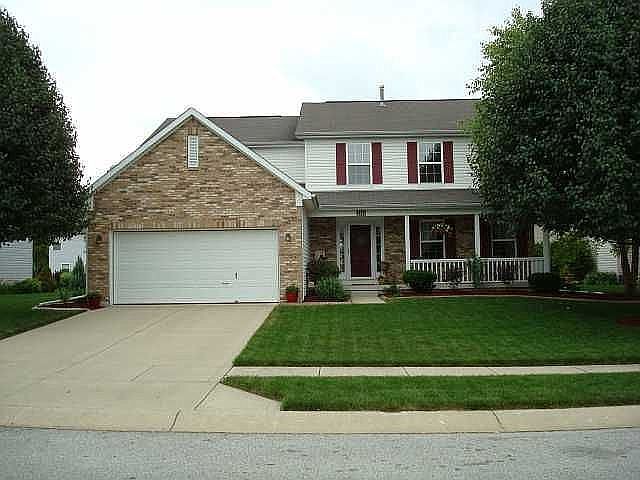 Manicured lawn and landscaping
