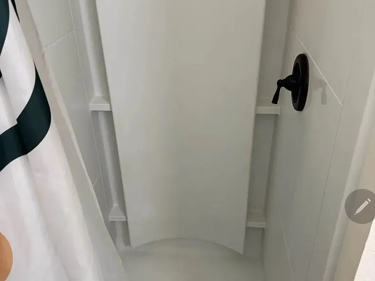 Shower stall.