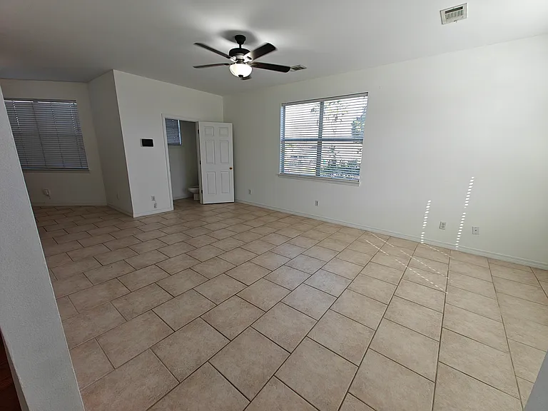 Living room from the front door