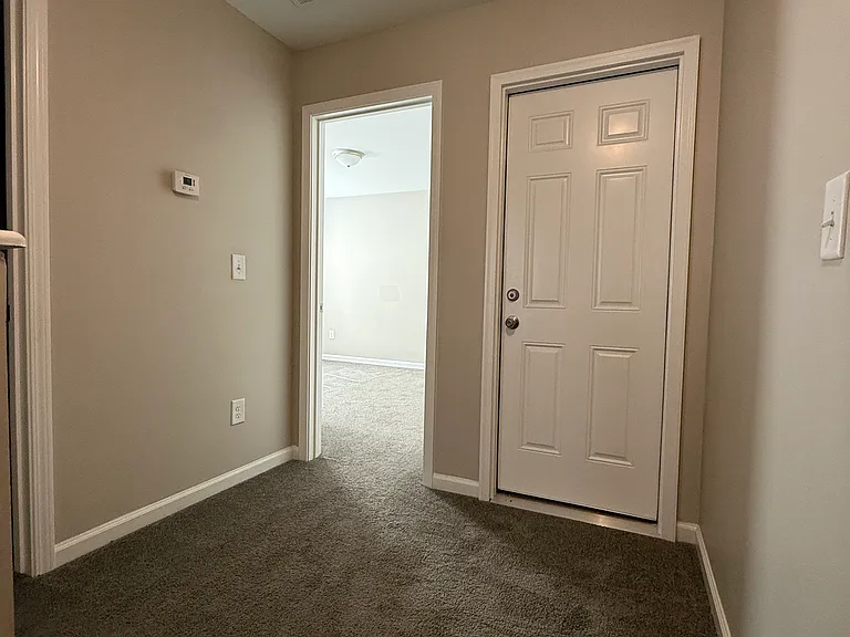 View from top of stairs