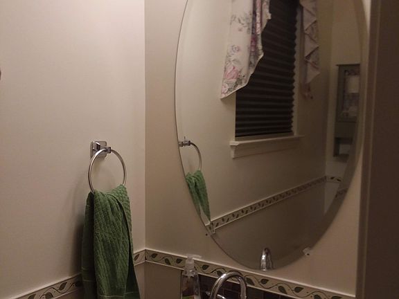 Half Bath on First Floor