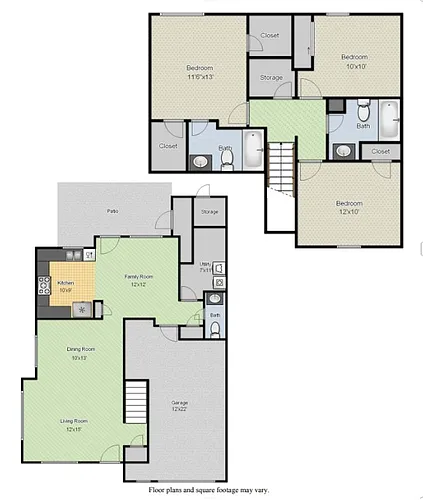 Floor plan Nijmengen 3-Bedroom Duplex Home