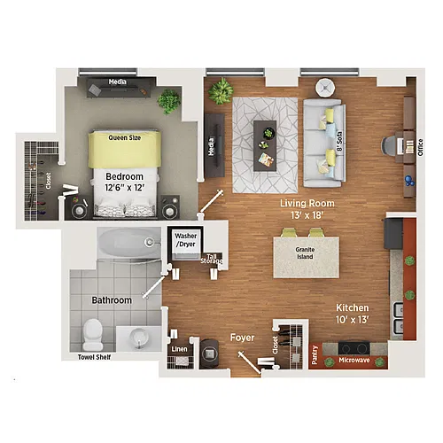 Floor plan A1