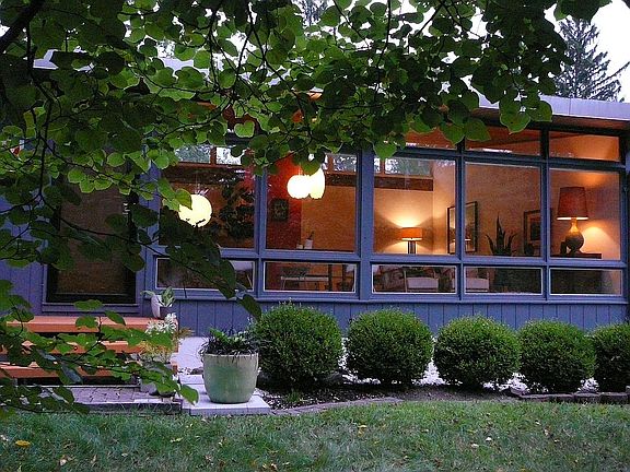 Large windows with storms