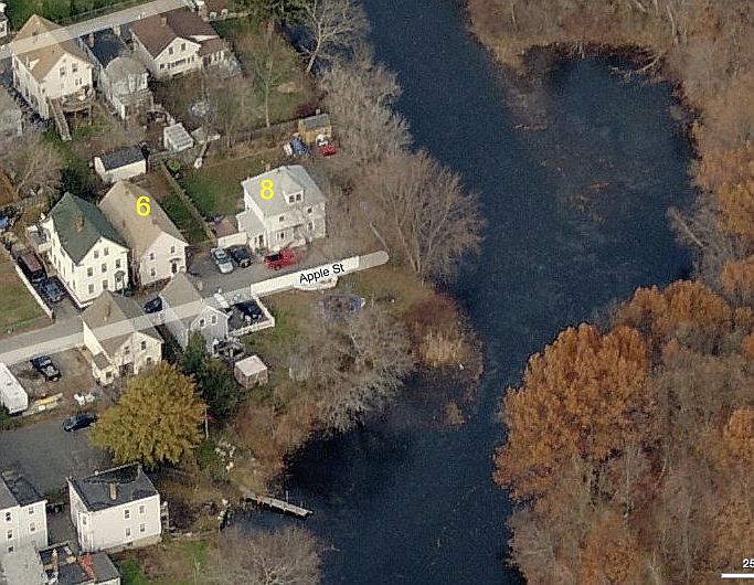 Quiet Dead-end Street that Backs Up to Little River