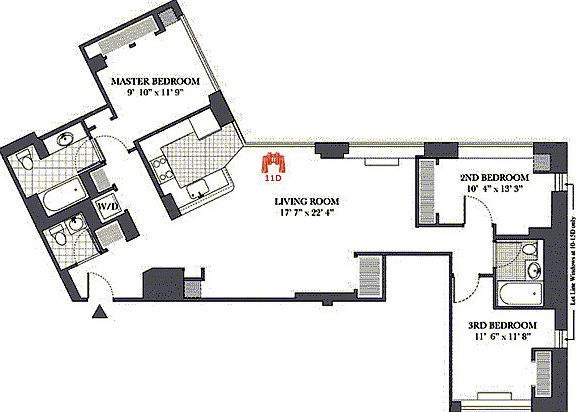 2nd image of 272 W 107th St APT 11D