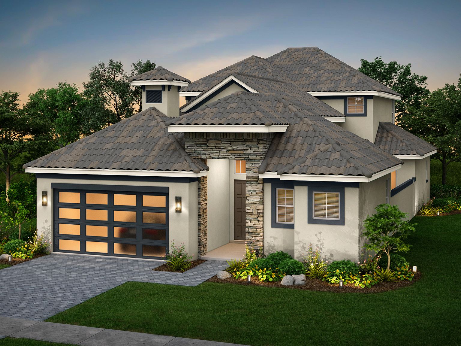 The Courtyard 50 Plan, Hampton Landing at Providence