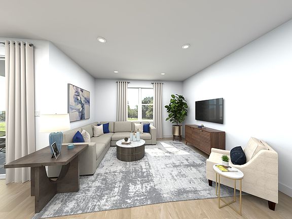 Rendering of the Corsica Living Room