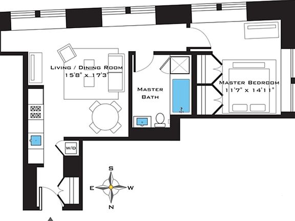 2nd image of 55 Wall St APT 710