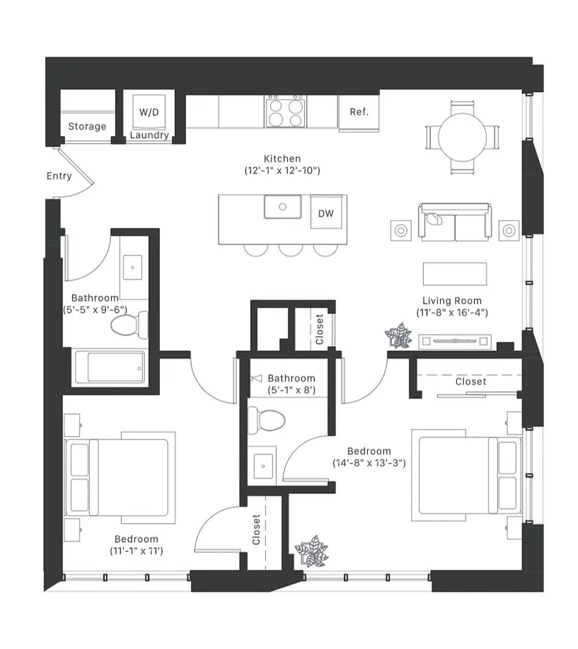 Floor plan B1