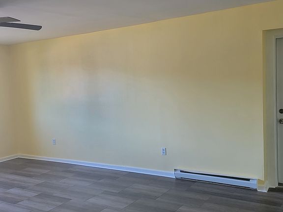 Living room showing exterior entrance