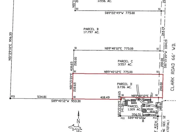 20918 Clark Rd, Belleville, MI 48111