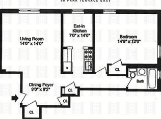 90 Park Ter E APT 7G, New York, NY