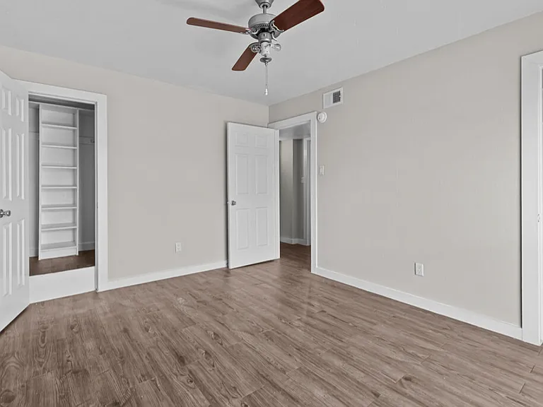 Cozy bedroom with ample space