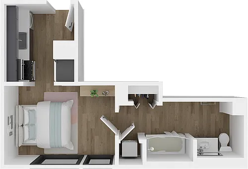 Floor plan Studio H