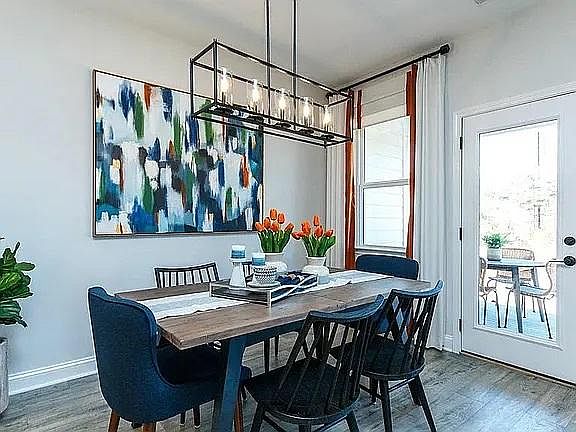 Dining space.