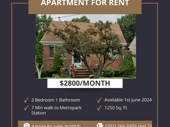 8 Maple Rd Floor 1, Iselin, NJ 08830