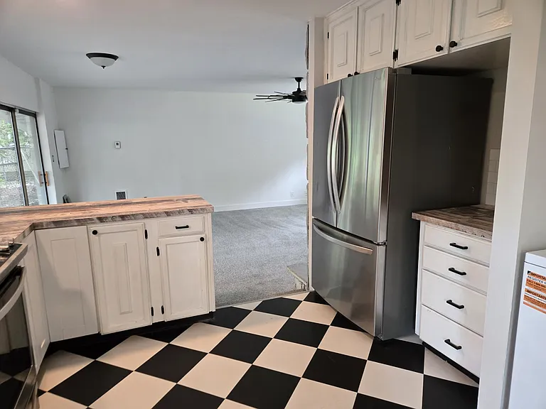 Kitchen to Bonus Room.