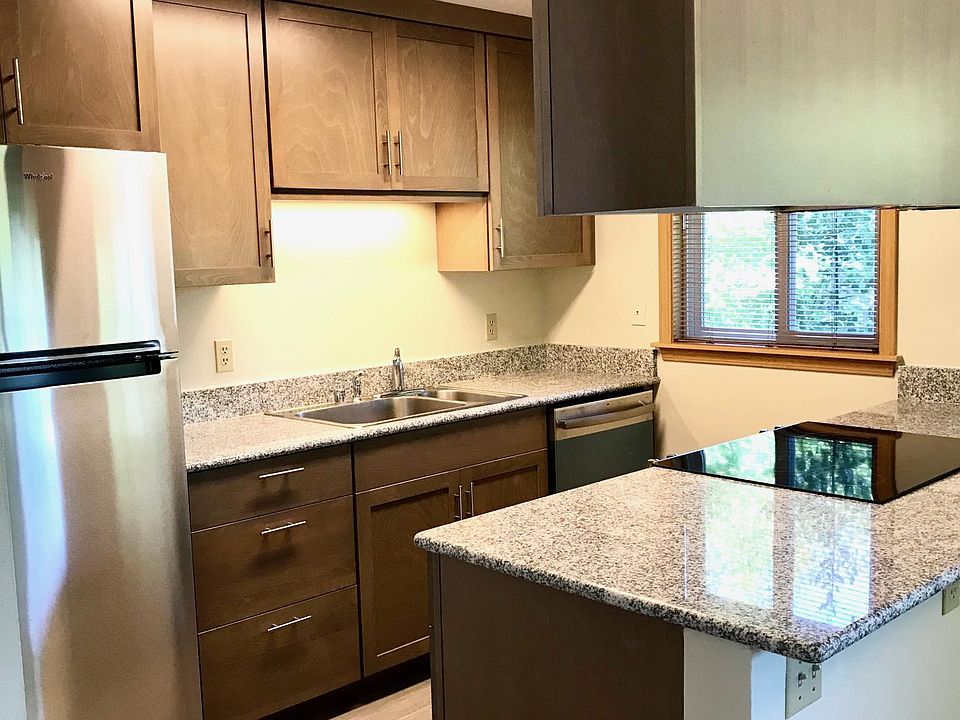 New kitchen - Huntwood Cabinets, stainless steel appliances, granite