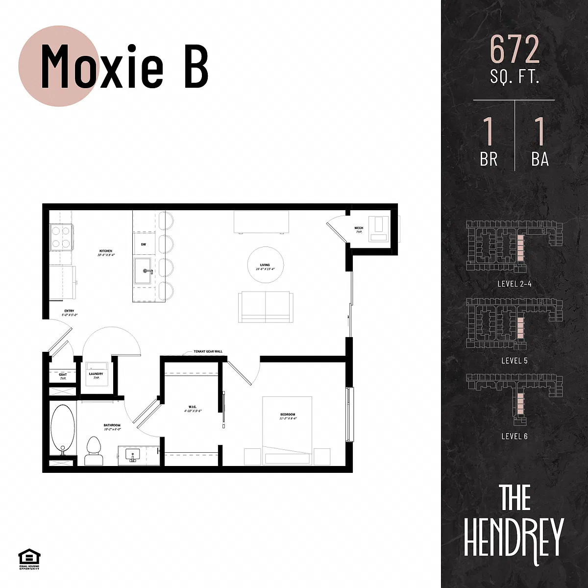 Floor plan Moxie B