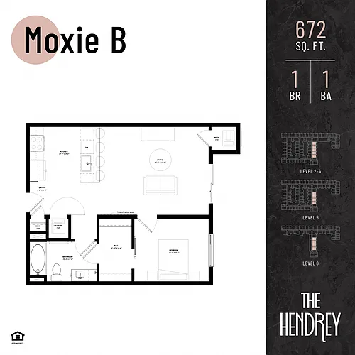 Floor plan Moxie B