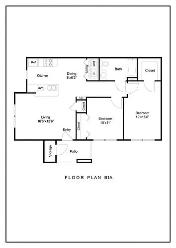 Floor plan B1 A
