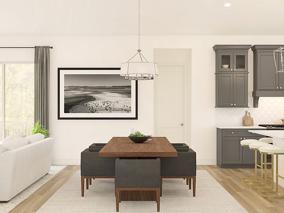 Dining area near kitchen