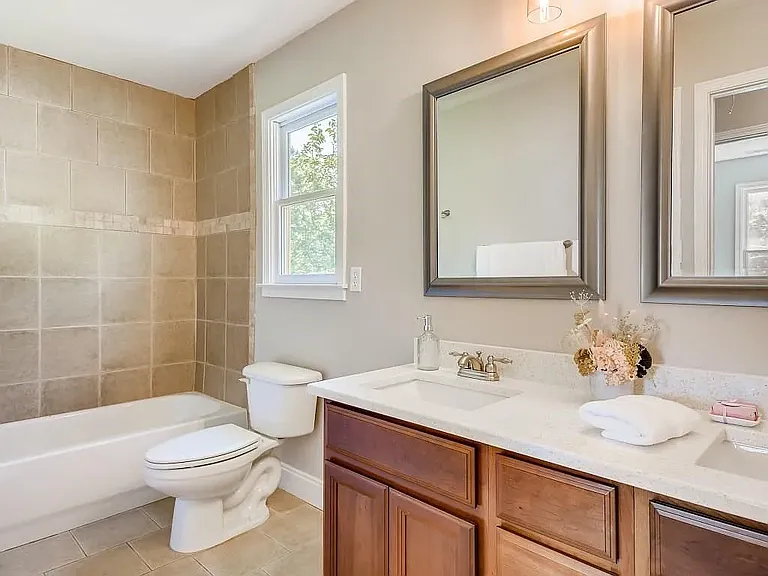 hallway bathroom upstairs