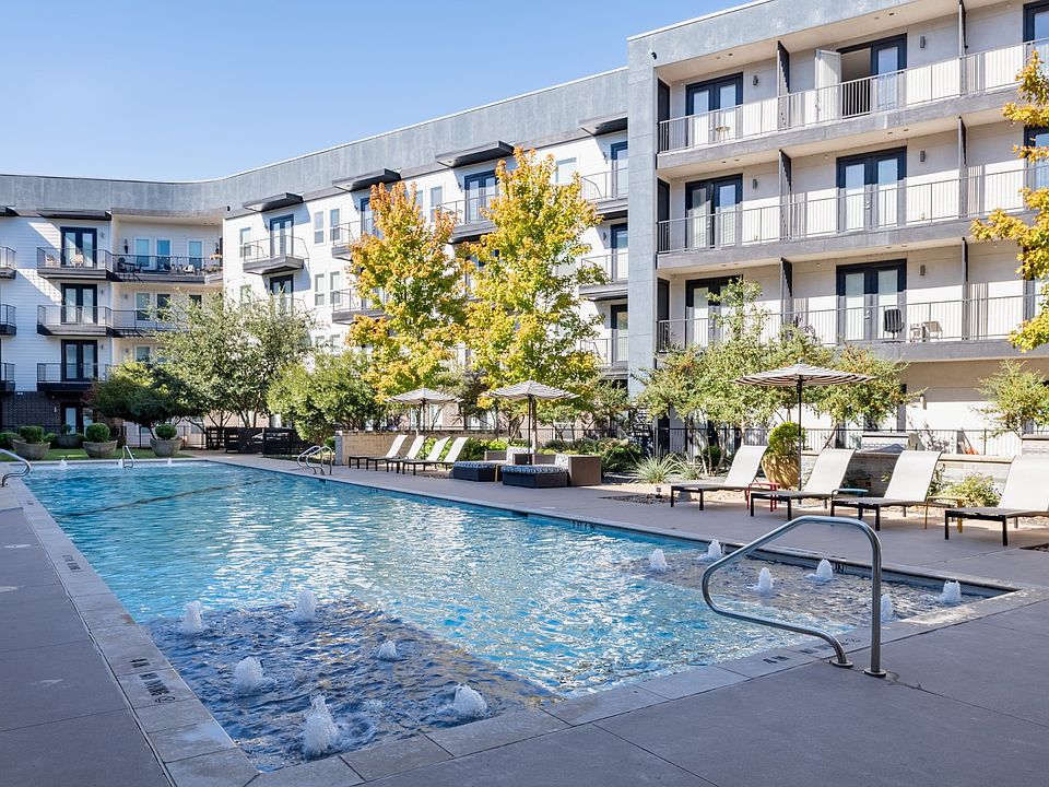 The Second of Two Pools at Abstract at Design District in Dallas TX, 75207