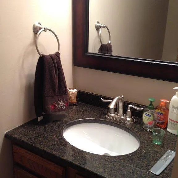 New powder room
