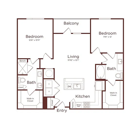 Floor plan B1A