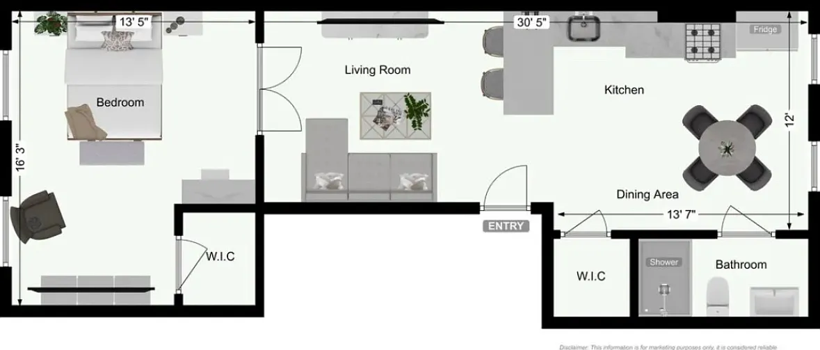 1 bed, 1000 sqft, $2,250 — Photo 1