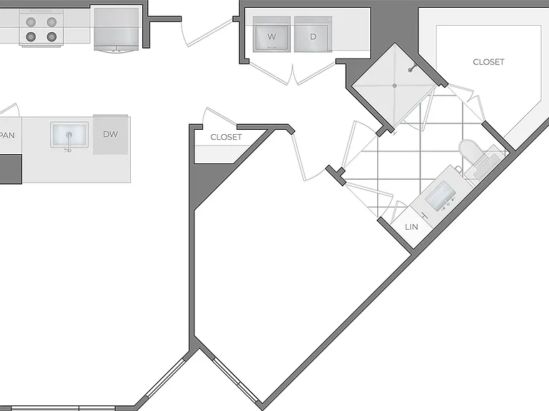 C 1Bed / 1Bath C 1Bed / 1Bath