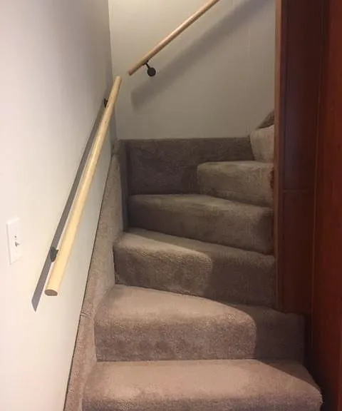 Stairs to master bedroom.