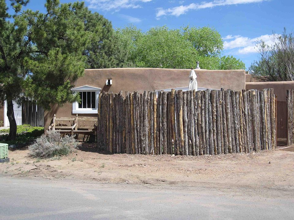 coyote fence encloses private courtyard
