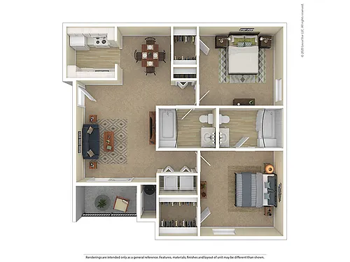 Floor plan 2X2