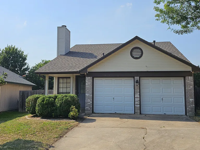 Front with covered porch