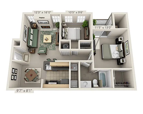 Floor plan Crawford