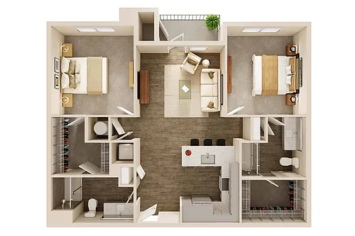 Floor plan B1/B1A