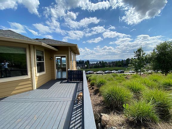 View of back of house from large deck
