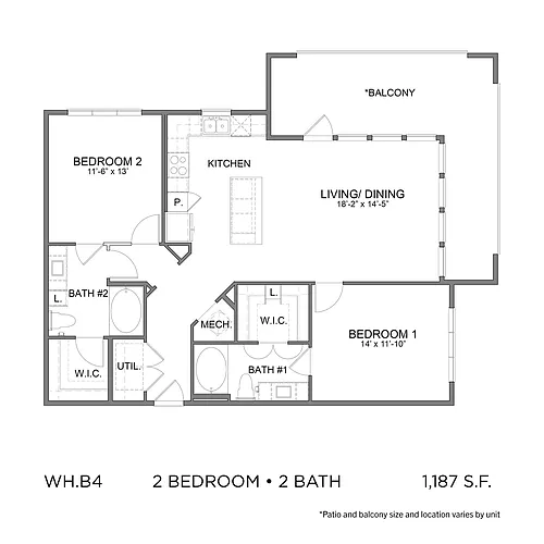 Floor plan WH.B4