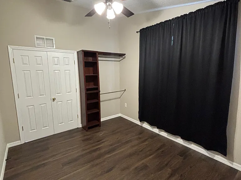 Bedroom #1 with built-in closet solution